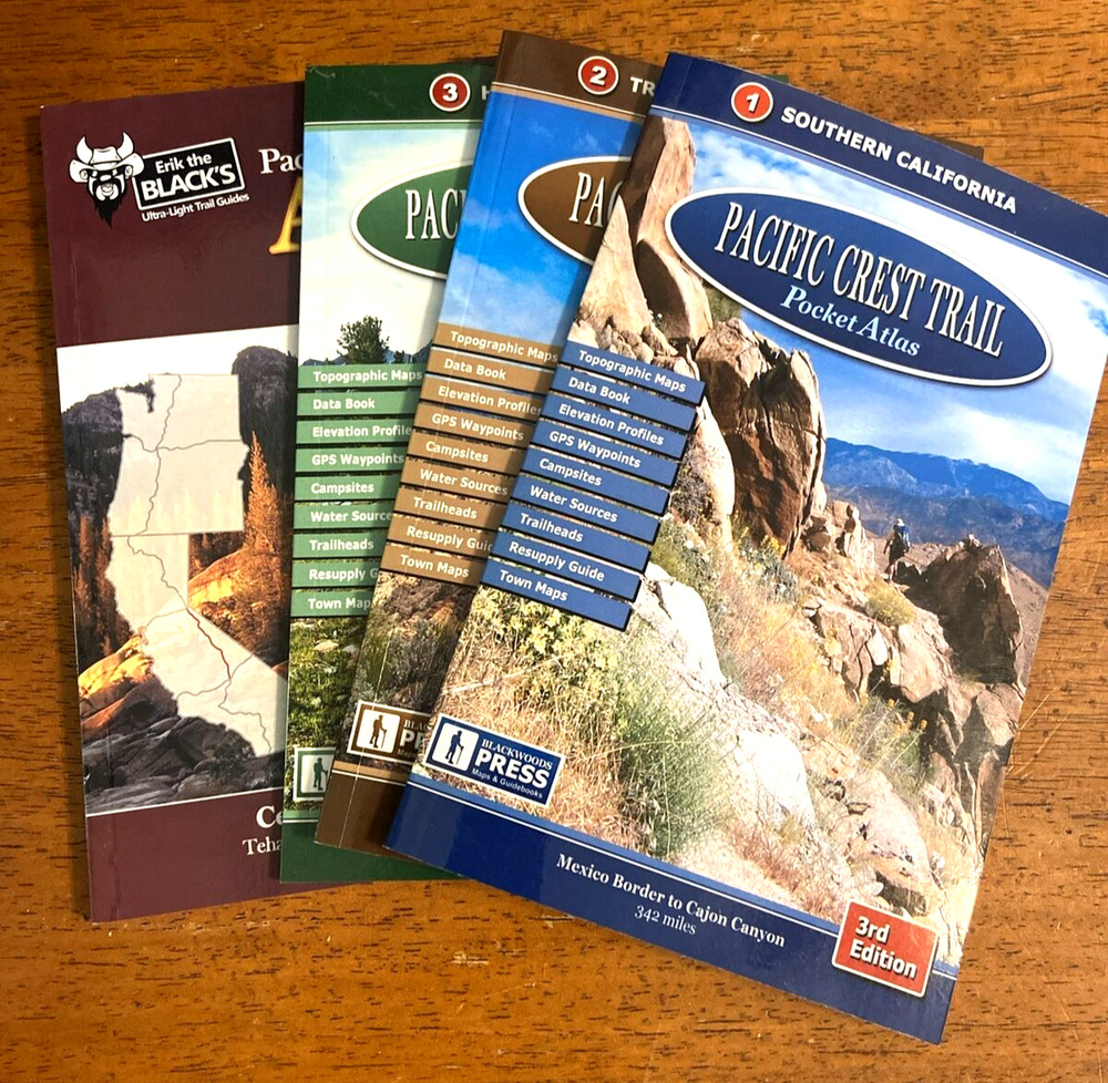 Pacific Crest Blackwood Press Southern California High Serra Book Lot of 4